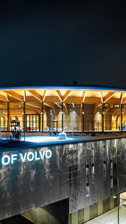 die neue World of Volvo - Holzbau von WIEHAG